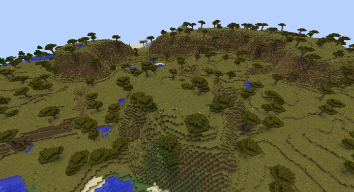 Minecraft 1.8.3 savanna seed by desert temple and village desert.jpg